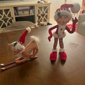 Vintage Annalee Christmas Holiday Character Dolls